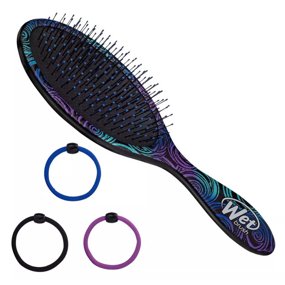 Wet Brush‎ Limited Edition Luminous Glow Detangling Hair Brush & Styling Set NEW